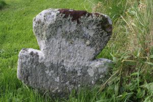 Pictish cross, St Olaf churchyard, Unst